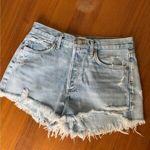 Agolde Parker Denim Shorts